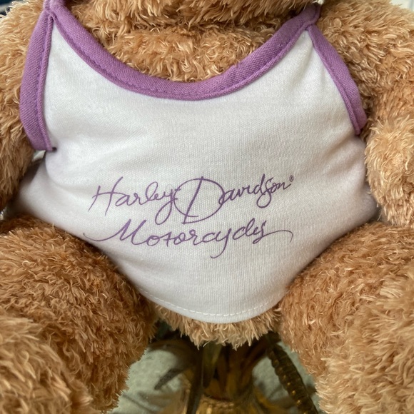 Harley Davidson Stuffed Animal - Teddy Bear with Hartley T-Shirt - Picture 2 of 9